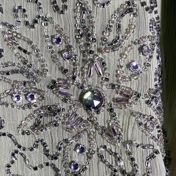 Incredible 2 piece Free People Gatsby Embroidered chiffon Dress - Picture 15 of 16